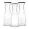 JoyJolt® 35oz. Hali Glass Carafe Bottle Pitchers Set